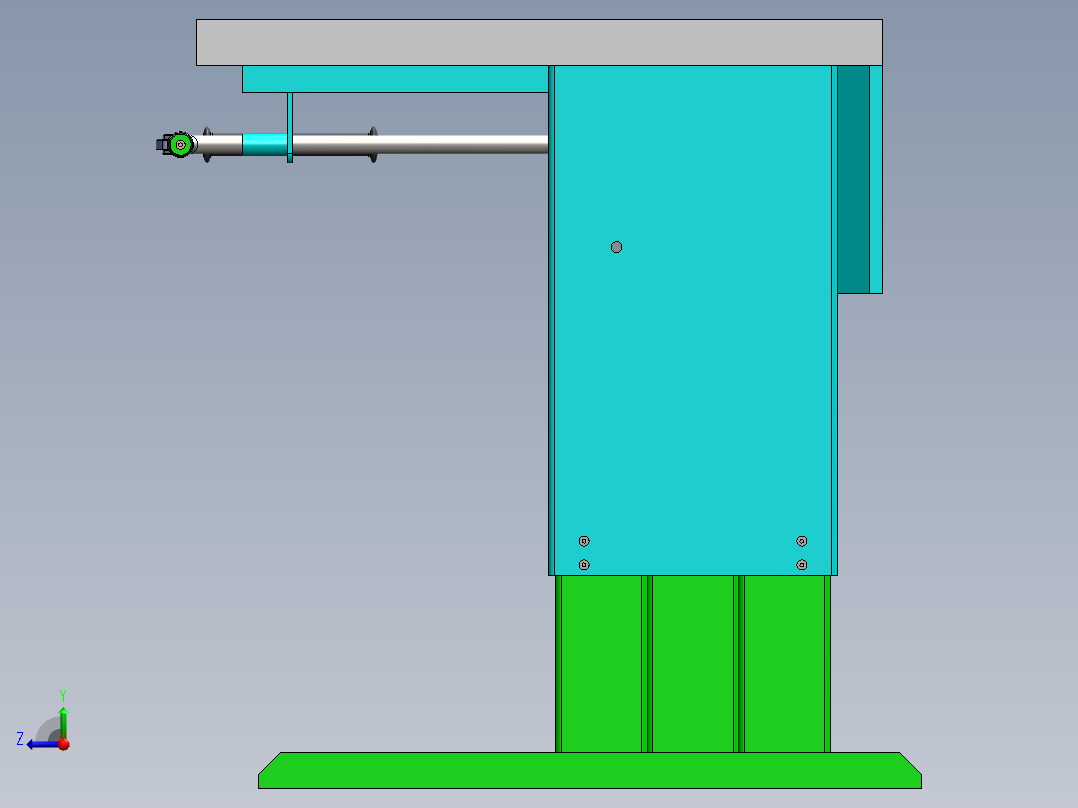 工作台sovella-workbench-v-4-dot-0--stp stl右视图