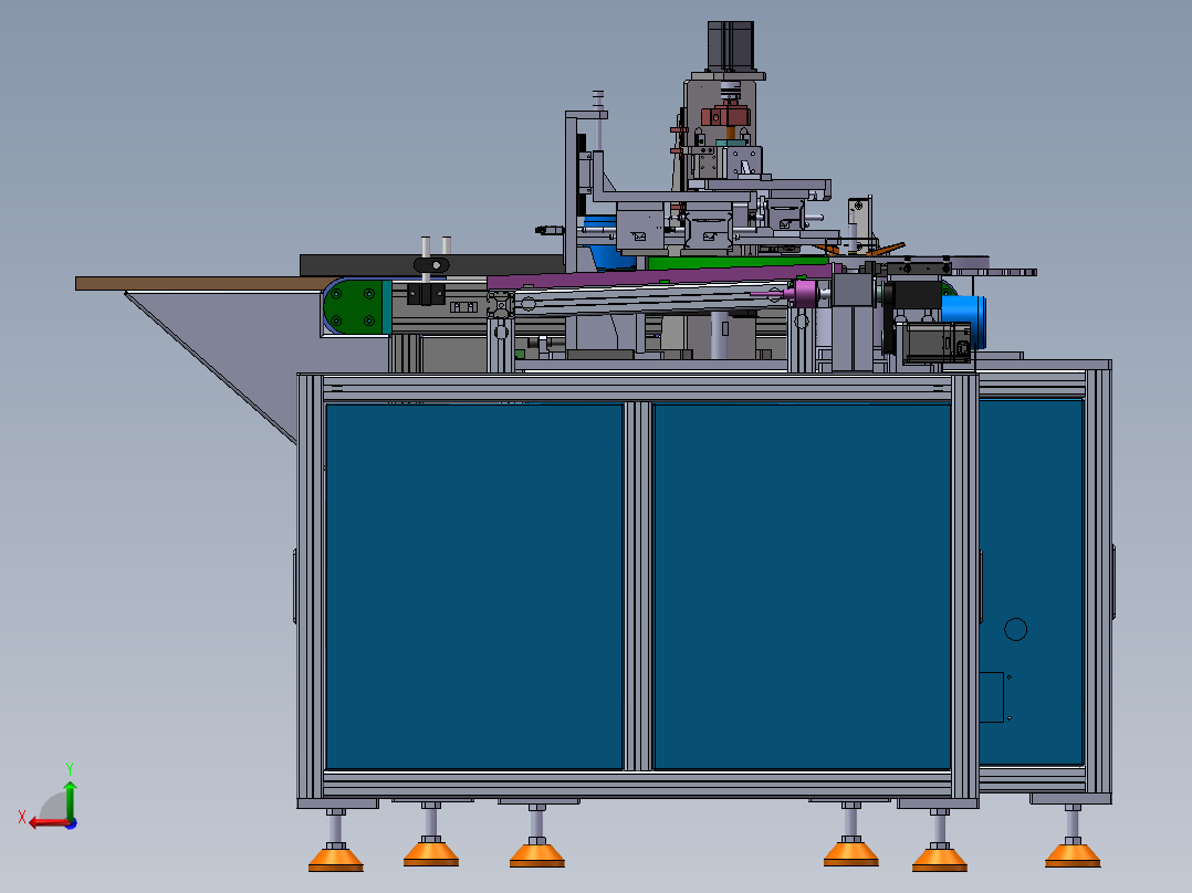 LXYC-BOSS滚子-尺寸检测机后视图
