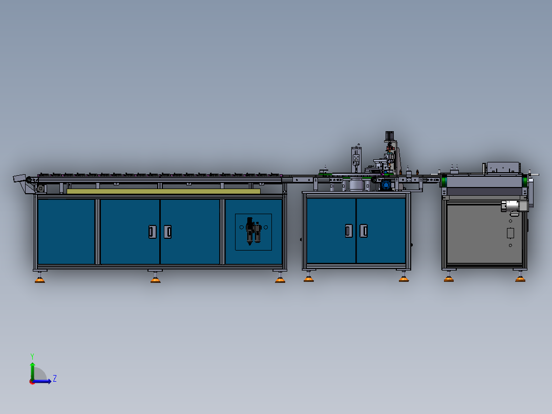 LXYC-BOSS滚子-尺寸检测机左视图