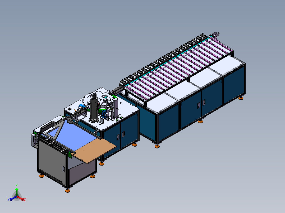 LXYC-BOSS滚子-尺寸检测机正等轴测图