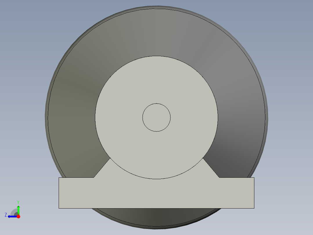 STW28-气胀轴安全夹头-连接轴20配磁粉制动器右视图