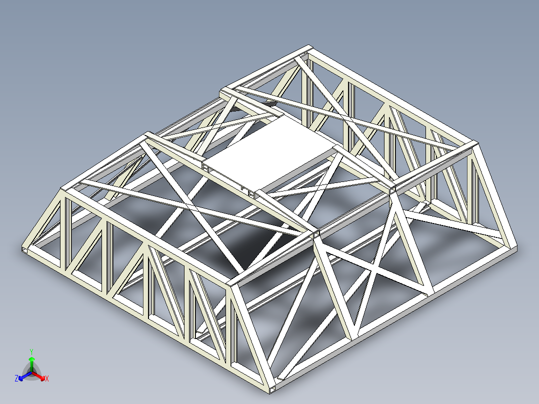 天线罩正等轴测图
