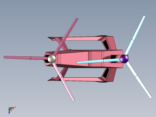 车辆运输中空直升机俯视缩略图