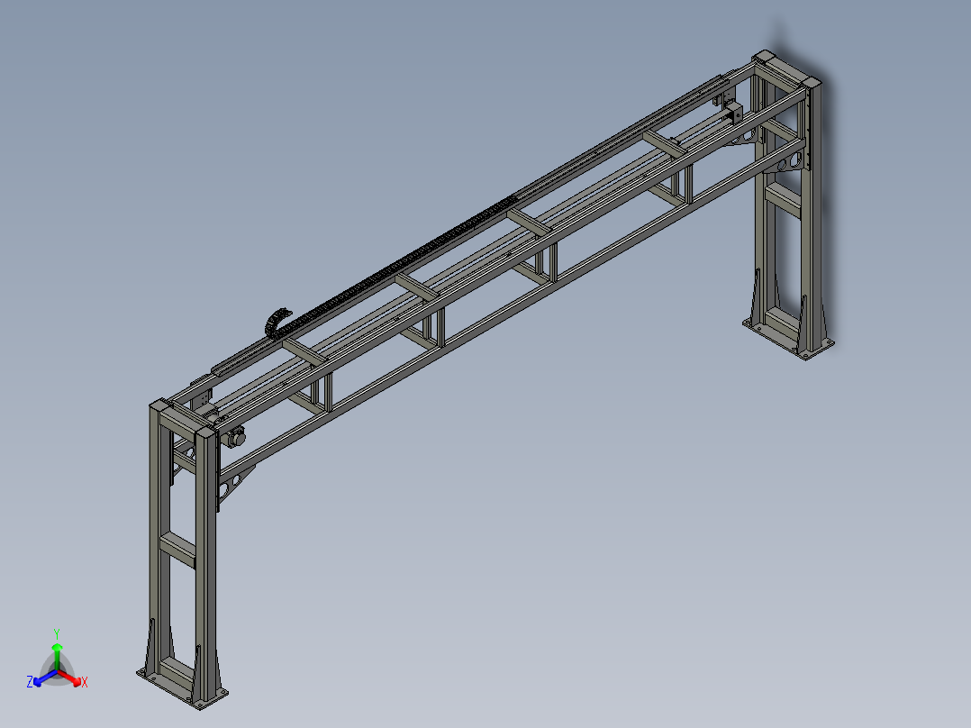 8042-0310-0000纸皮添加机架组件-8262主视图