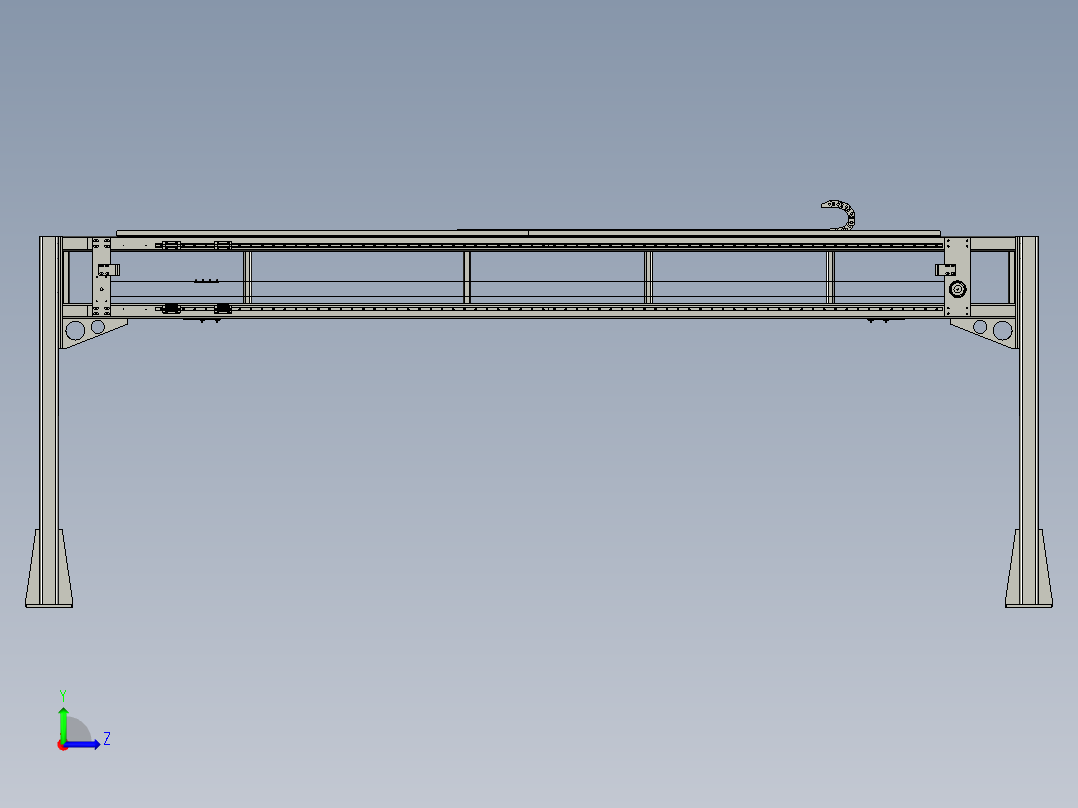 8042-0310-0000纸皮添加机架组件-8262左视图