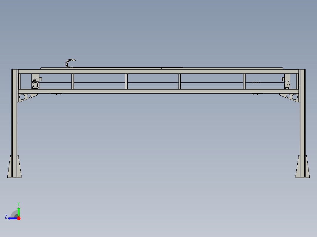 8042-0310-0000纸皮添加机架组件-8262右视图