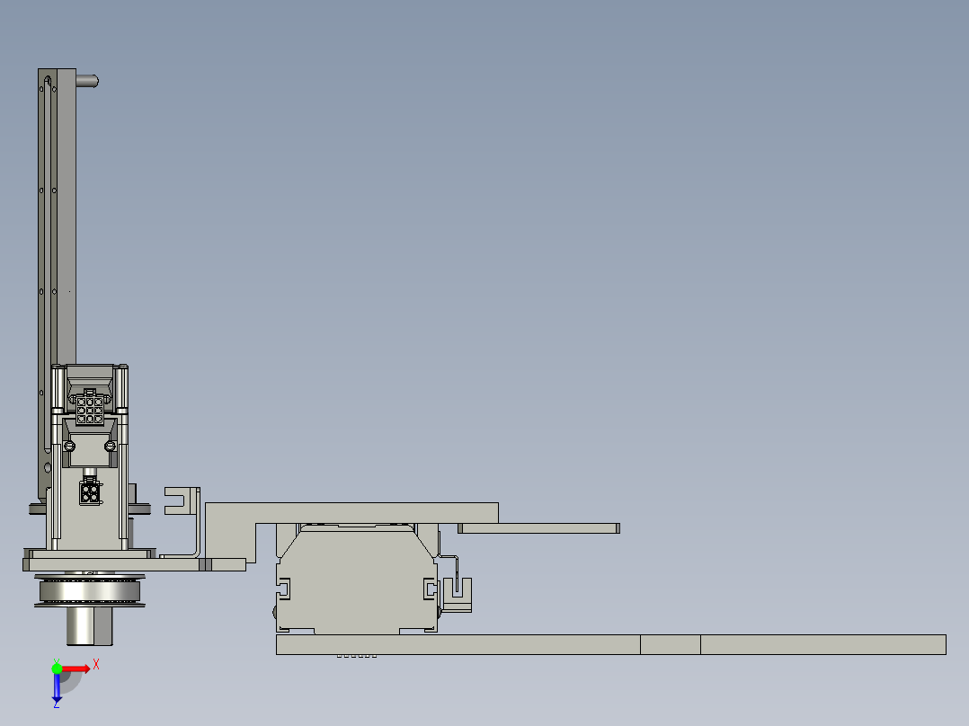 LXYC-BOSS0302旋转涡流组件A-ZYNP013俯视图