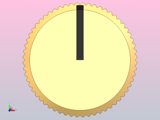 Thonk - Bastl型铝制旋钮前视缩略图