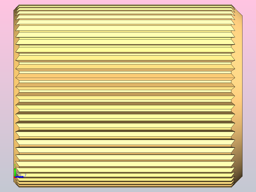Thonk - Bastl型铝制旋钮左视图
