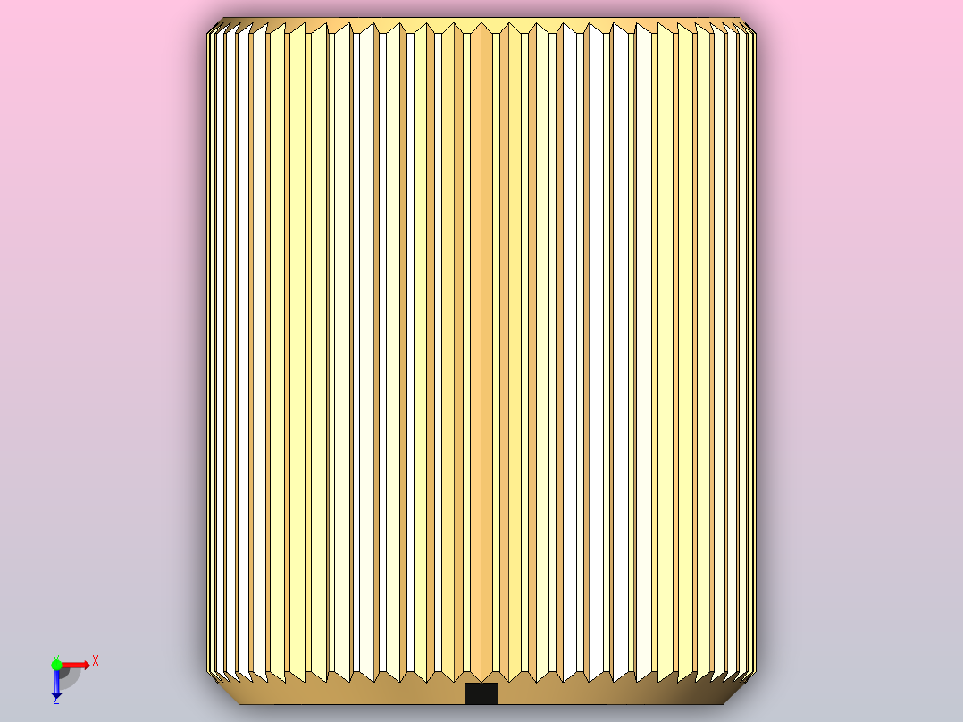 Thonk - Bastl型铝制旋钮俯视图