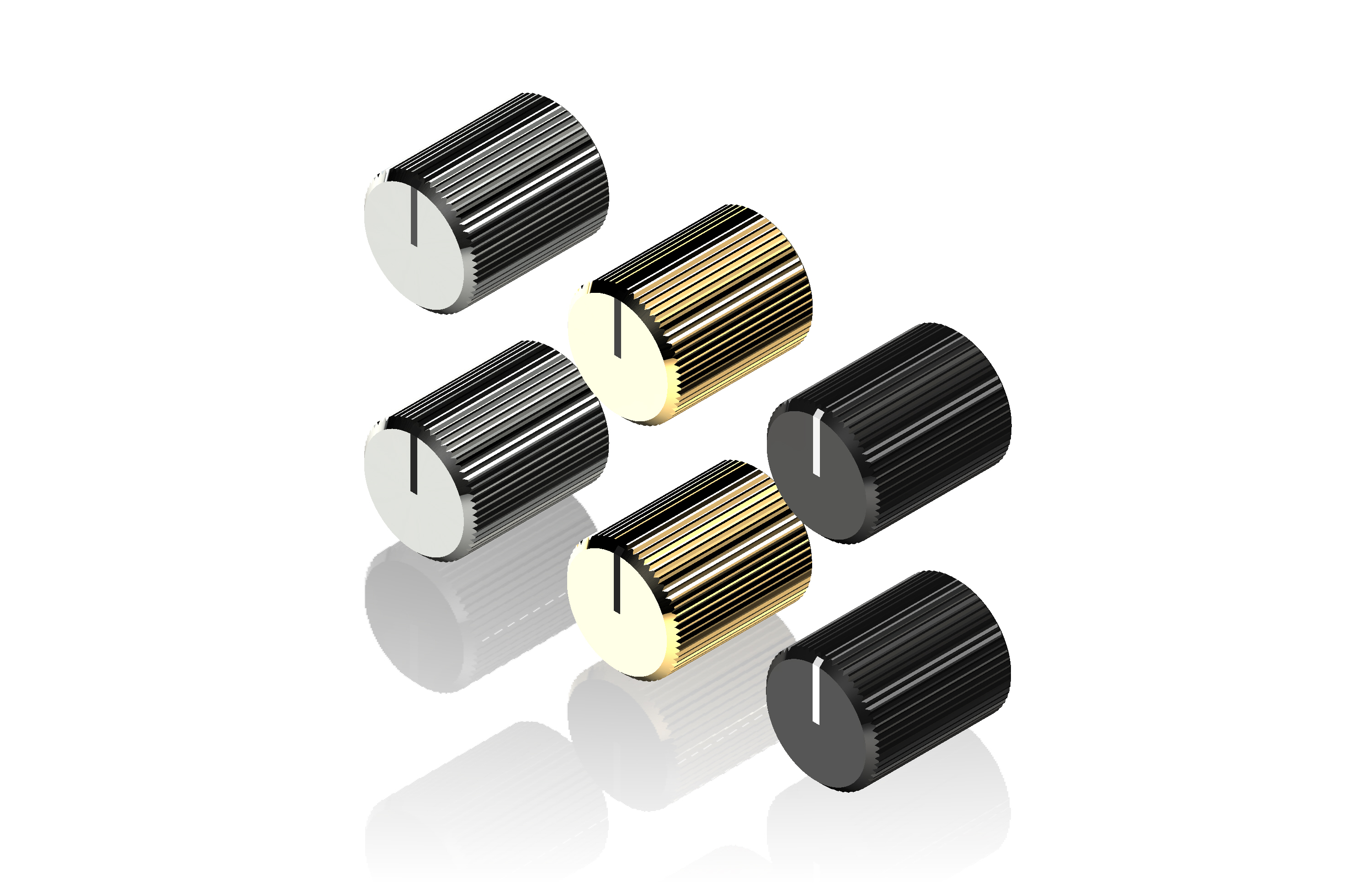 Thonk - Bastl型铝制旋钮