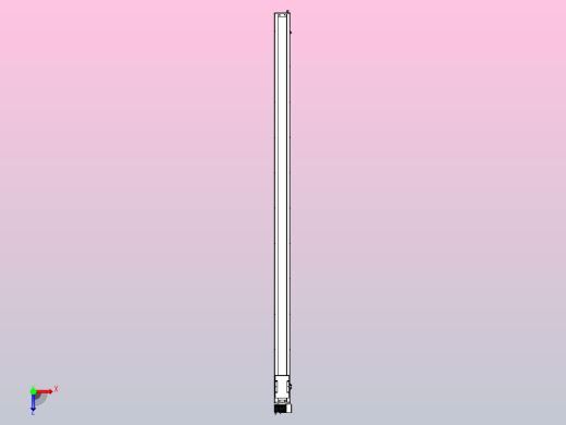 SCM14-3000-RU滚珠花健、支撑座、滚珠丝杠、交叉导轨、直线模组俯视缩略图