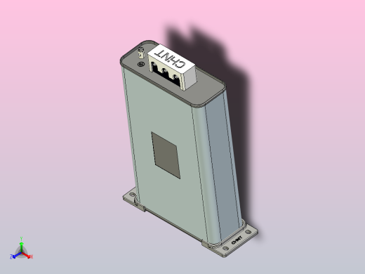 BZMJ(0.23～0.25)-18～20-3自愈式低电压并联电容器三维模型202202