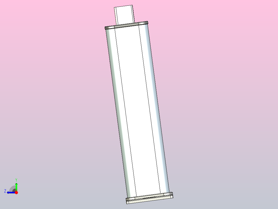 BZMJ(0.23～0.25)-18～20-3自愈式低电压并联电容器三维模型202202右视图