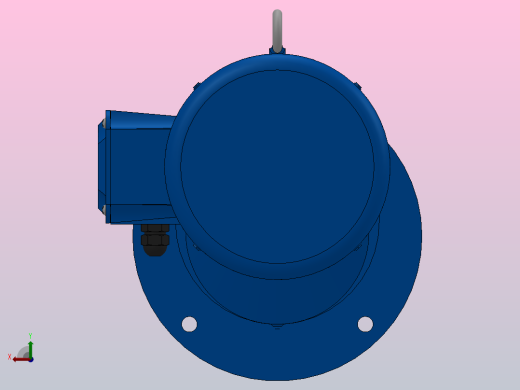 RXF67法兰轴伸式安装斜齿轮减速机RX67-Y1.1-4P-90S-M1-0°-Φ250后视缩略图