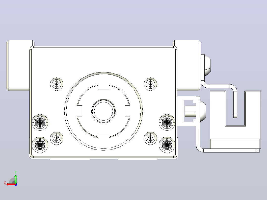 钢基模组TPA-KNR-4002C-150A1-M-F0S2后视图