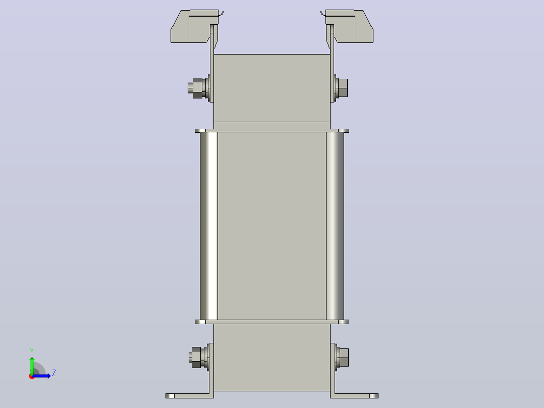 NSK-1.5～2三相干式变压器三维模型202010左视图