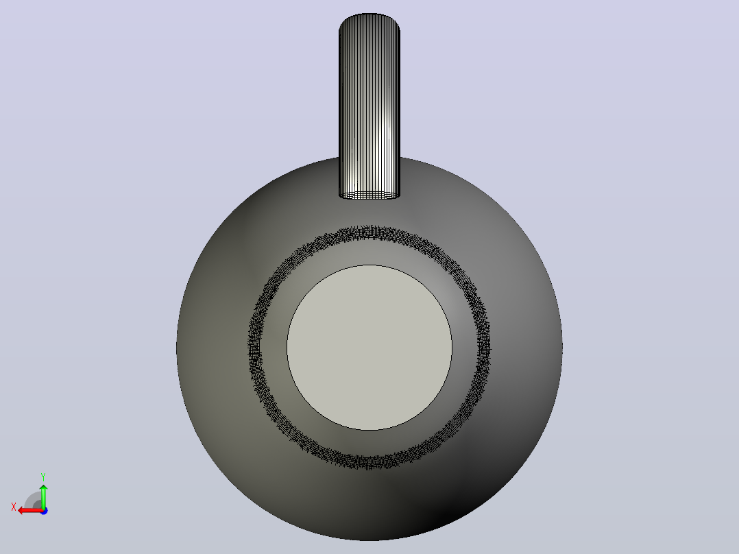 浮杯雕塑后视图