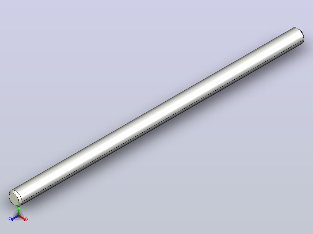 轴 D4X88mm正等轴测图