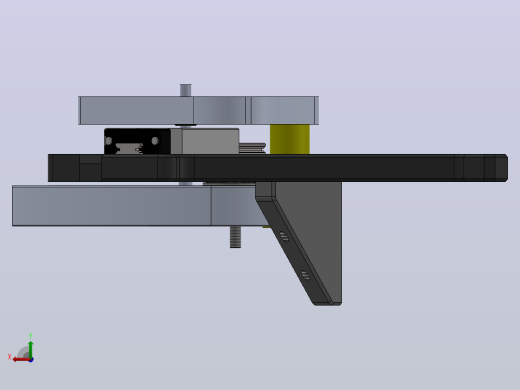 用于测试印刷电路板组件的肘节夹3D数模图纸 Solidworks设计后视缩略图