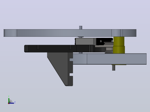 用于测试印刷电路板组件的肘节夹3D数模图纸 Solidworks设计左视缩略图