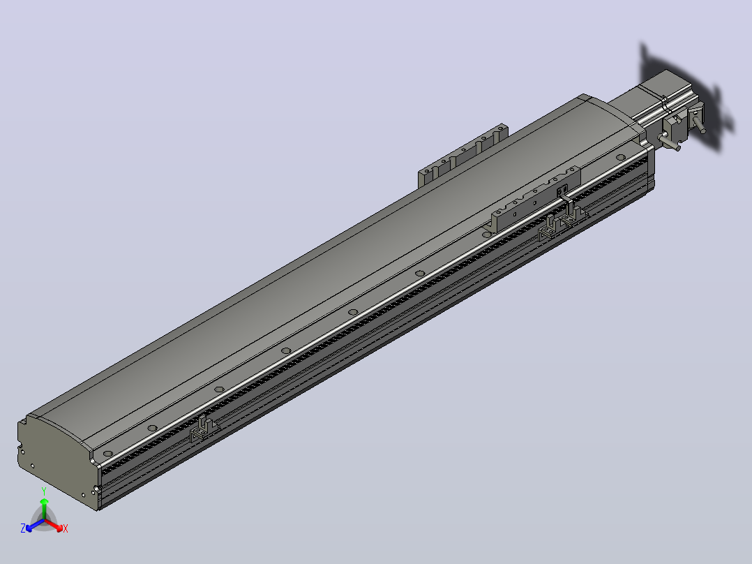 MT120BS半封闭丝杆滑台[MT120BS.L#.550.BC.P40.C3]主视图