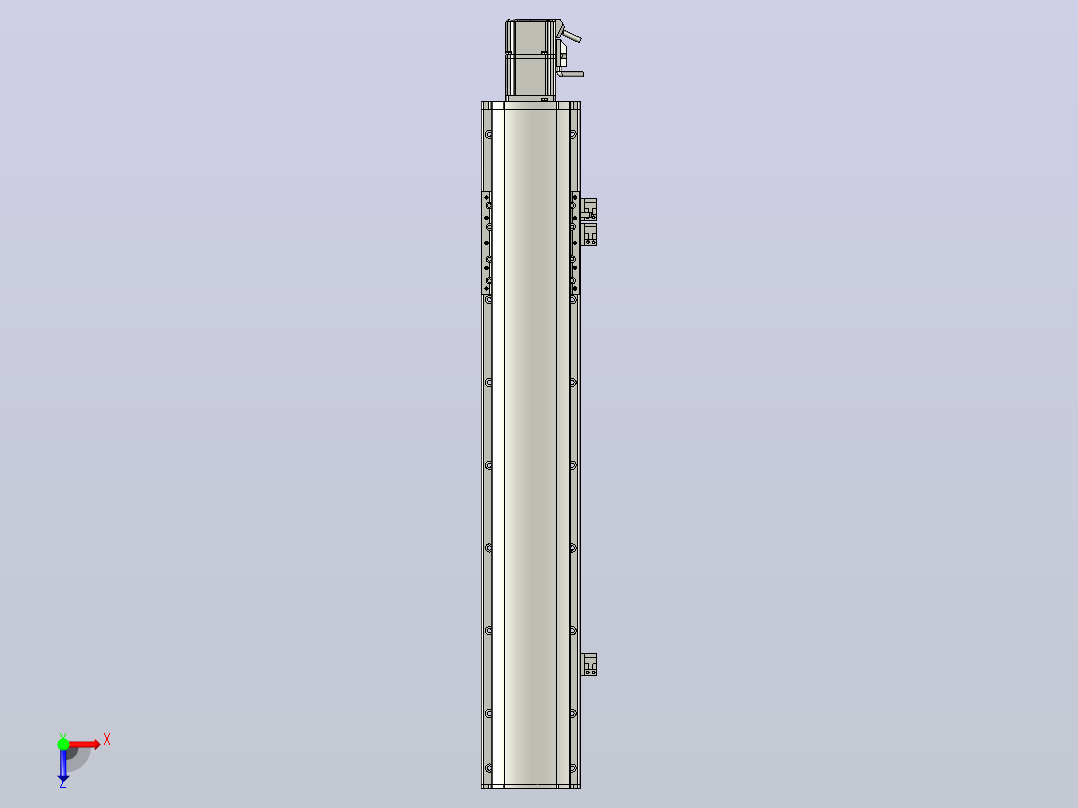 MT120BS半封闭丝杆滑台[MT120BS.L#.550.BC.P40.C3]俯视图