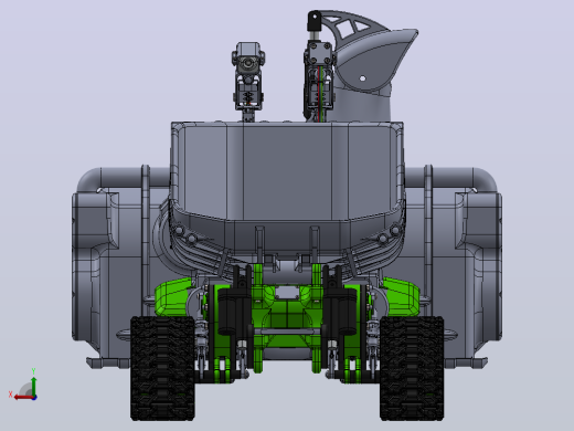 1比5遥控履带除雪机模型3D图纸 Solidworks设计 x_t格式后视缩略图