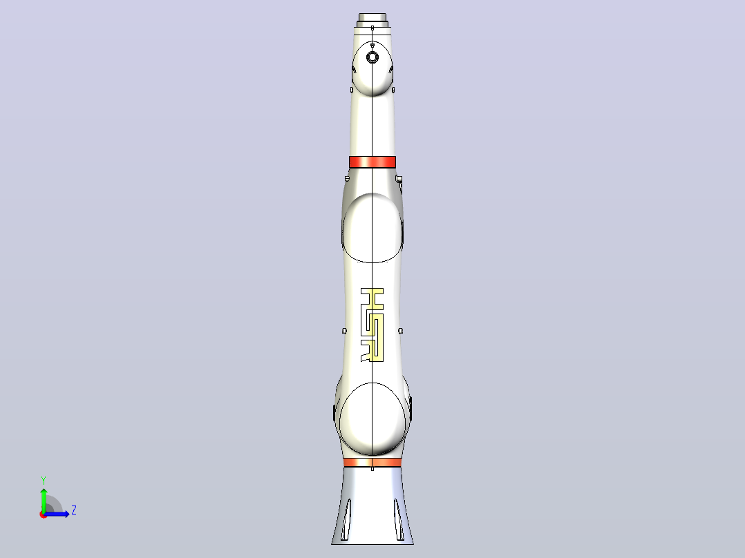 HSR-CR607-890工业协作机器人左视图