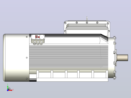 YB2系列高压隔爆型三相异步电动机（10kV）[YB2 5602-4 WF1]前视缩略图