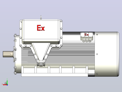 YB2系列高压隔爆型三相异步电动机（10kV）[YB2 5602-4 WF1]后视缩略图