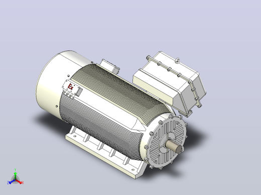 YB2系列高压隔爆型三相异步电动机（10kV）[YB2 5602-4 WF1]正等轴测缩略图
