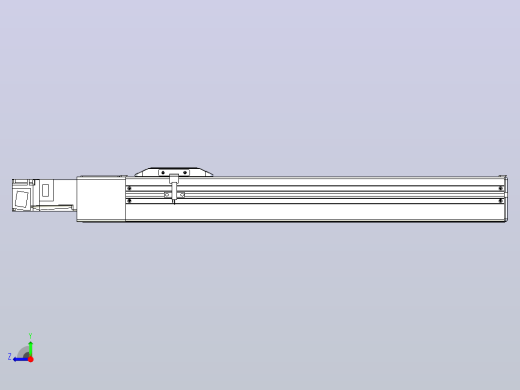 滚珠丝杠直线轴带导轨全封闭TPA-HCR-65S-1610C-L350-M-Y-P10-N3右视缩略图