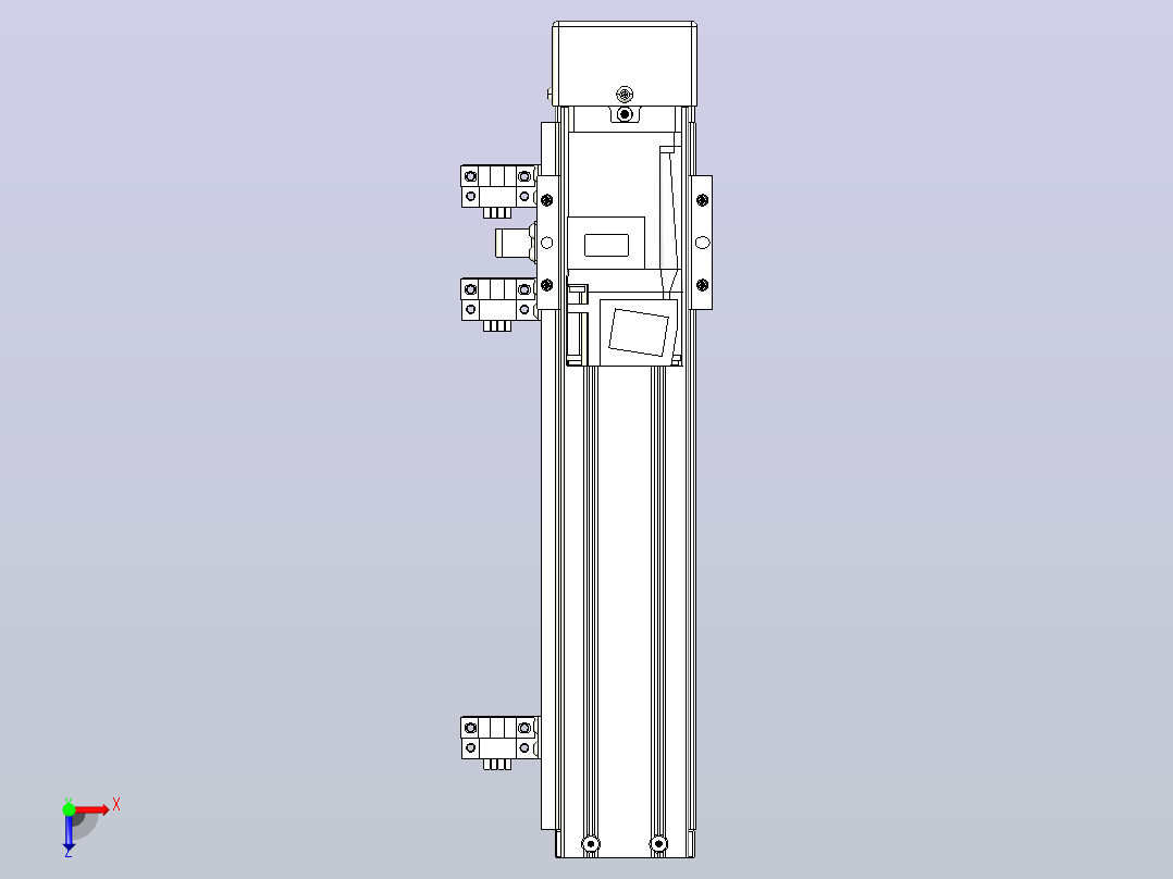 钢基模组TPA-KNR-5002C-250A1-MU-H1S1俯视图