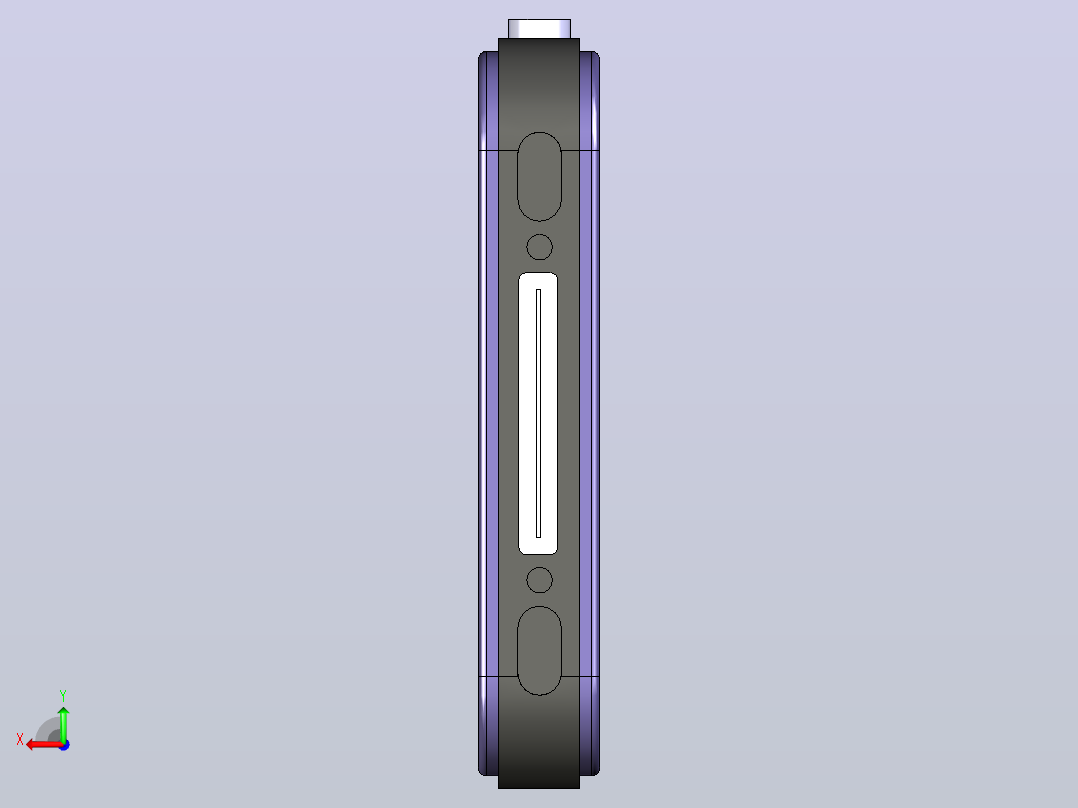 在catia 115中设计移动设备后视图