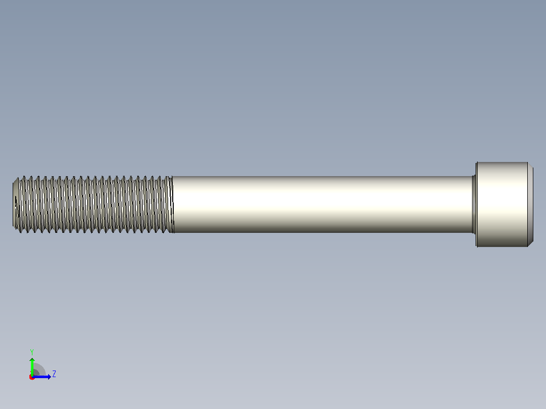 DIN_EN_ISO_4762_M16x130.ipt内六角螺钉左视图