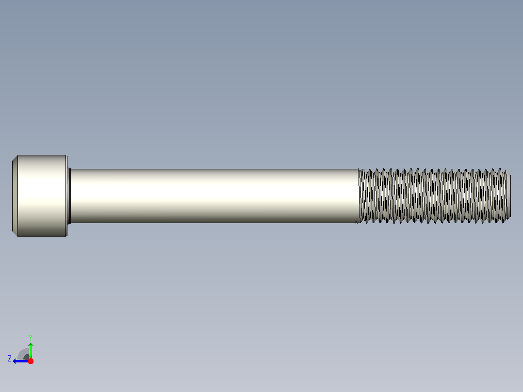 DIN_EN_ISO_4762_M16x130.ipt内六角螺钉右视图