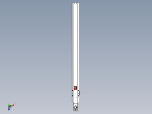 日规模组半封闭丝杆TPA-HNR-85S-1610C-L1000-M-C-P20-N3俯视缩略图
