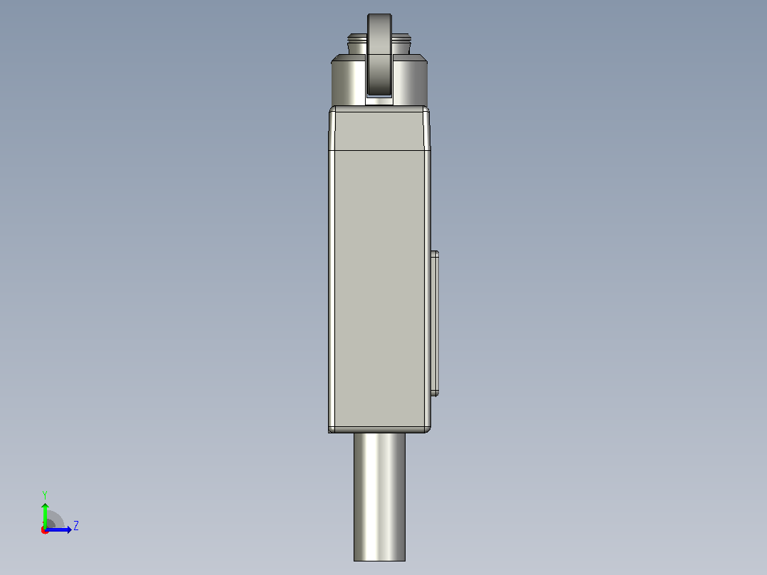 行程开关传感器TZ-3102左视图