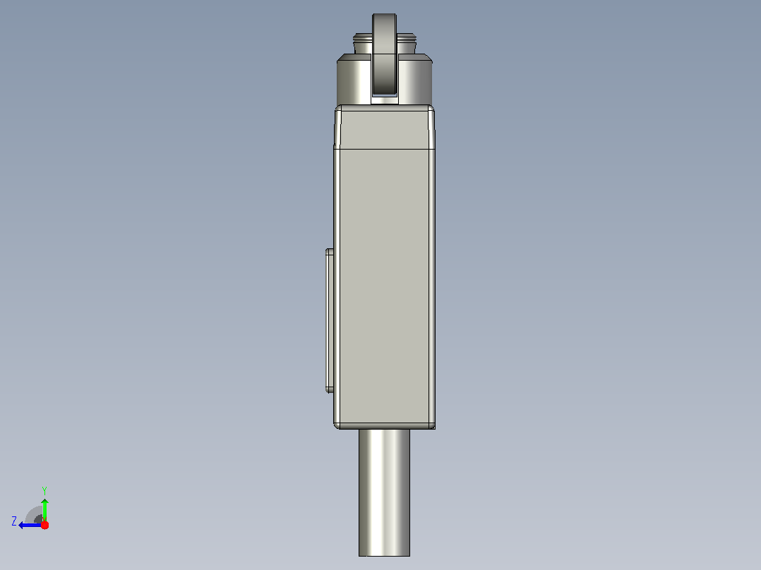 行程开关传感器TZ-3102右视图