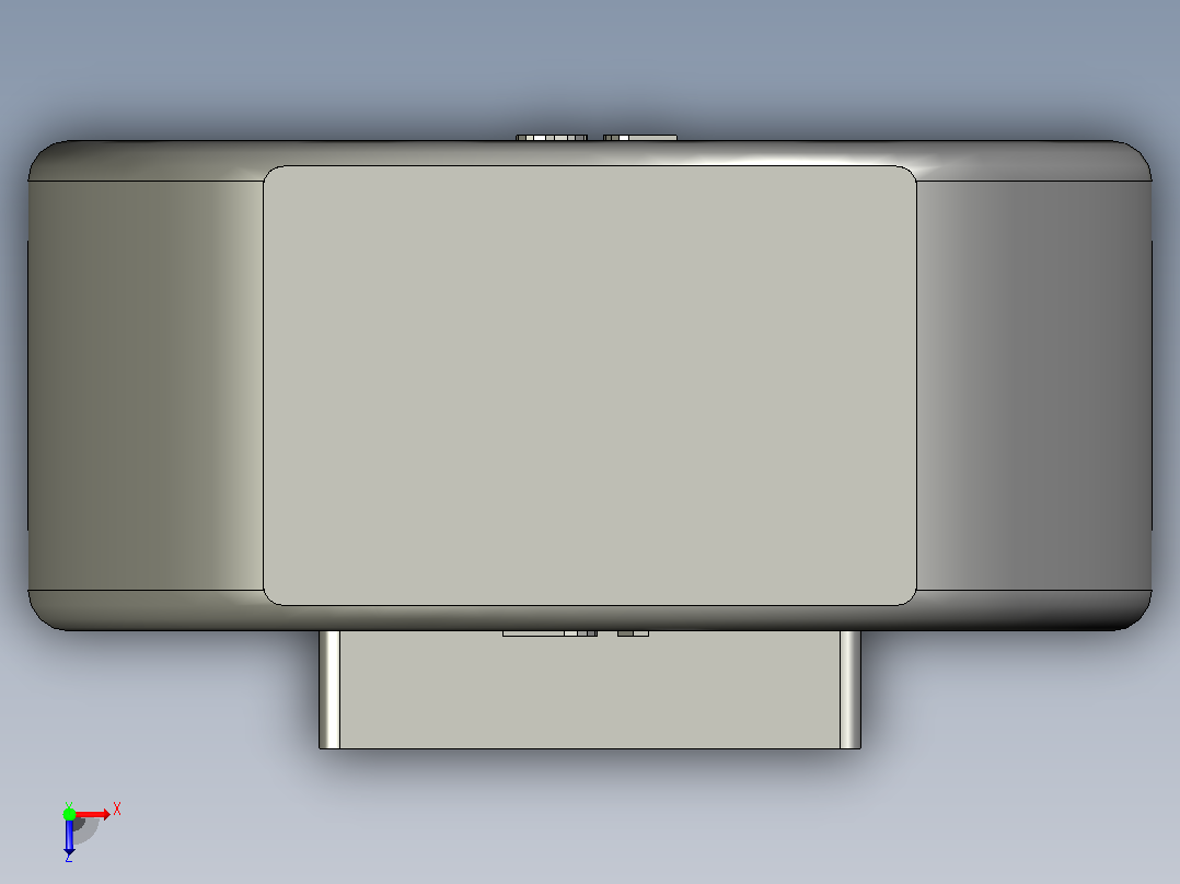 LMZW1-0.5 50电流互感器三维模型202011俯视图