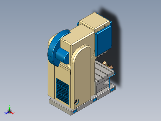 冲床模型KJP Master正等轴测缩略图