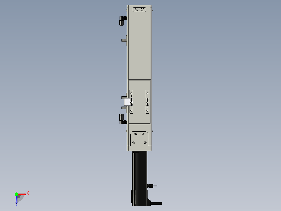 Toyo东佑达直线模组-ECH6-150-BC+煞車-反-M5俯视图