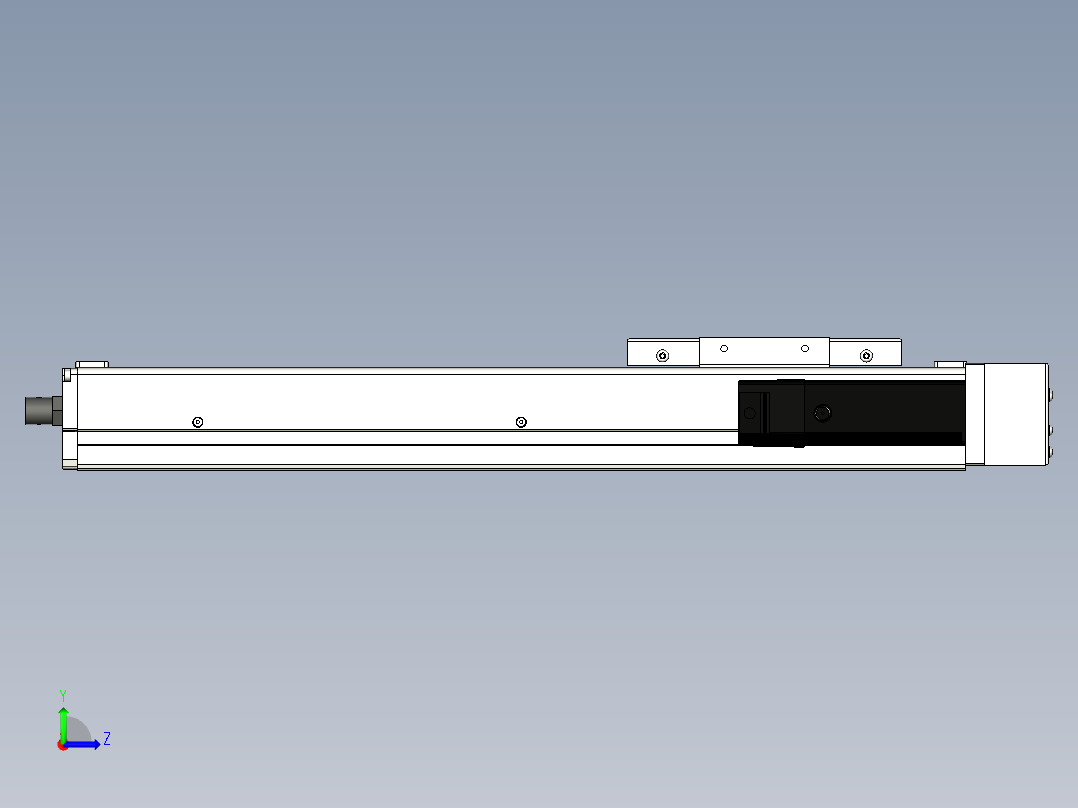 Toyo东佑达直线模组-ECH12-300-BR-100W+煞車左视图