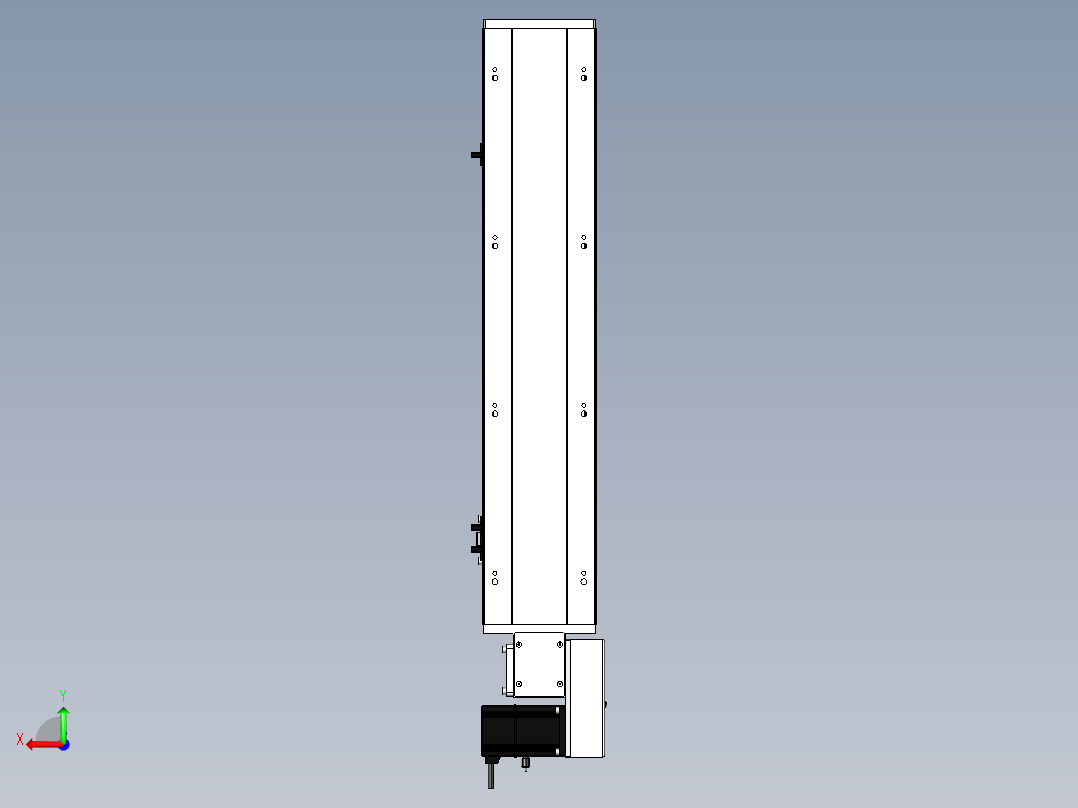 Toyo东佑达直线模组-ETB14-L-450后视图