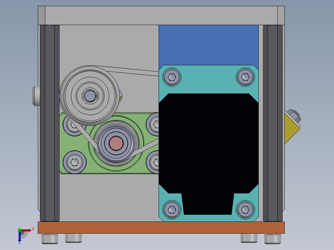 170海绵清洁机构(1)俯视图