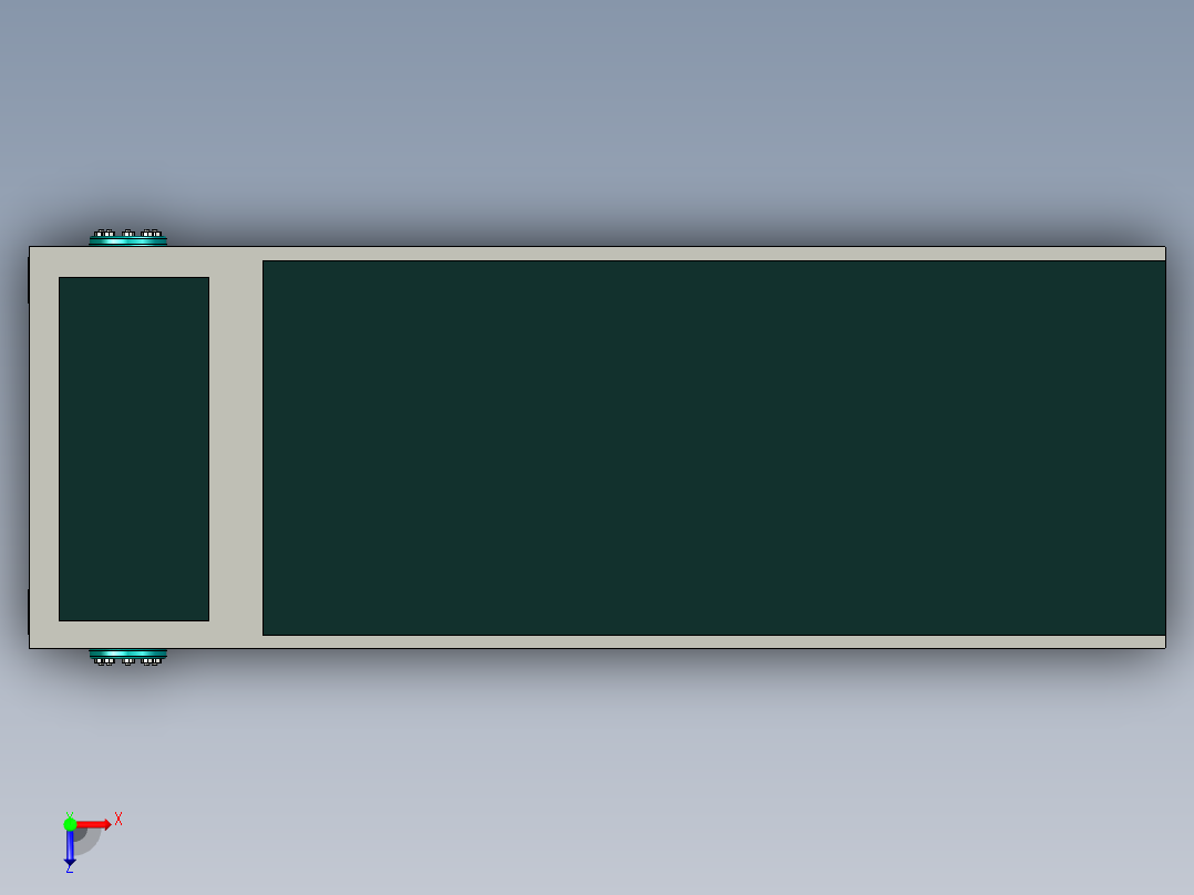 44-塔塔卡车 3d模型图纸俯视图