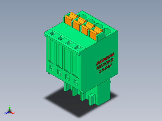 DEGSON 15EDG 系列 2.5mm 接线端子包-15EDGKD-2.5-04P-14-00AH