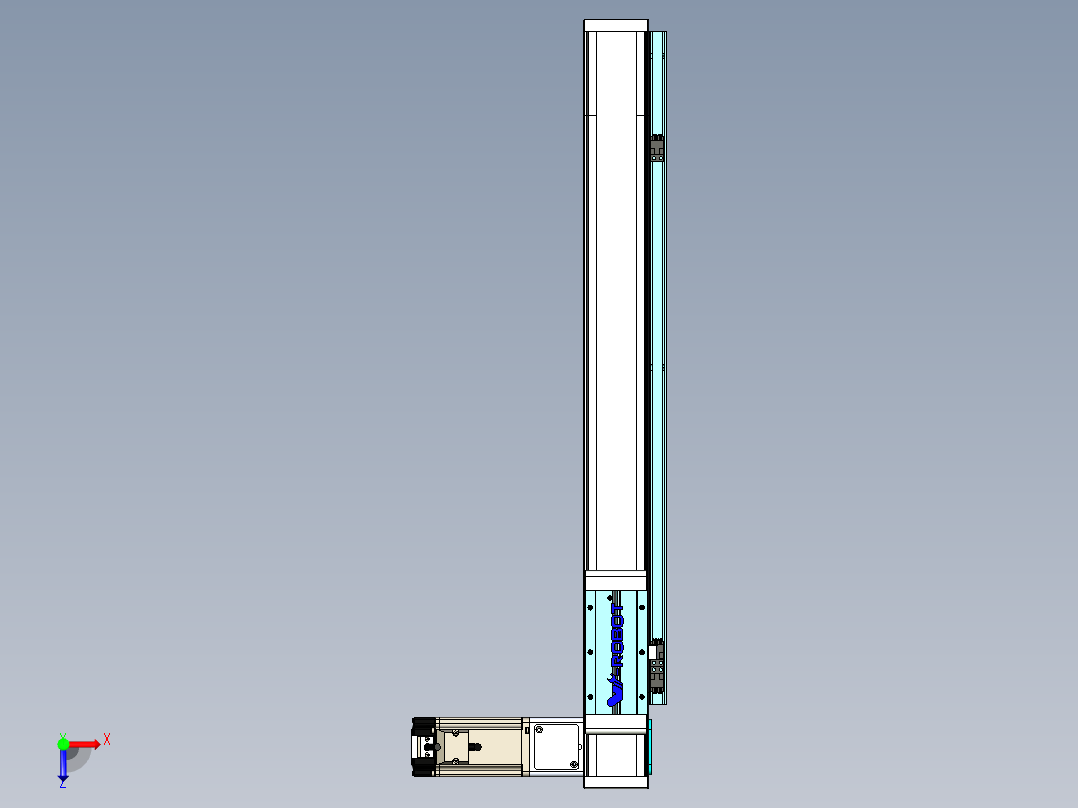 欧规系列-LB6A-L130-S500-BR-ZP40-C3俯视图