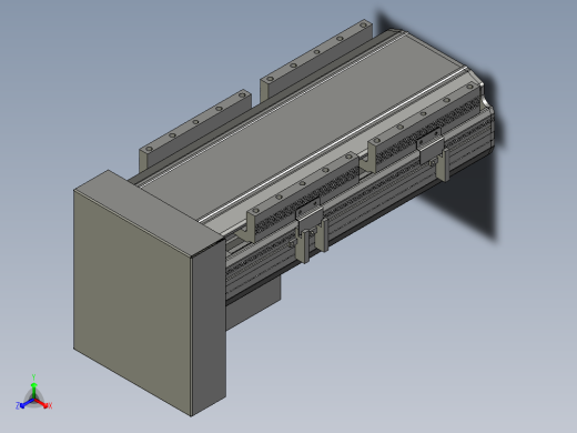 直线模组LHA170-S150-D设计图纸